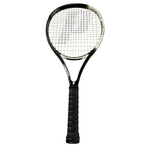 Vist Large View of Product Image Which is Used Prince BANDIT 105 Adult Tennis Racquet Black 4 1/4"