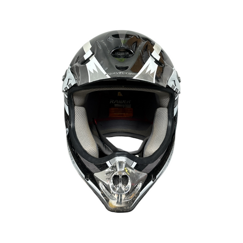 Vist Large View of Product Image Which is Used RAIDER MX-3 Adult Motocross Helmet Black Medium