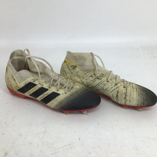 Vist Large View of Product Image Which is Used Adidas NEMEZIZ 18.3 FG SR 8.5 SOCCER CLEATS Soccer Cleats White Senior 8.5