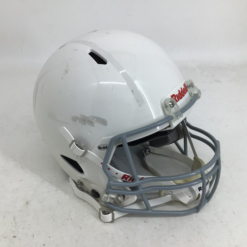 Vist Large View of Product Image Which is Used Riddell 2022 VICTOR I YTH MD FB HELMET FB Helmet White MD
