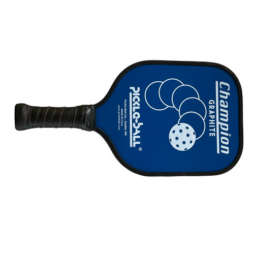Vist Large View of Product Image Which is Used PICKLEBALL CHAMPION GRAPHITE Pickleball Racquet Royal Blue