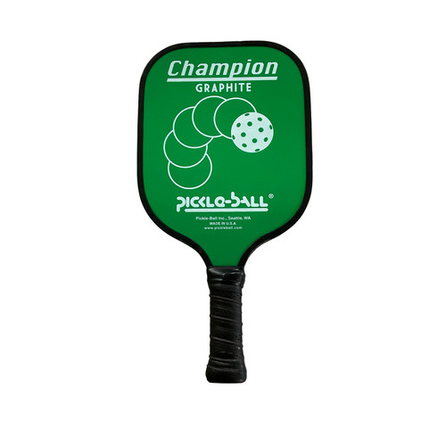 Vist Large View of Product Image Which is Used PICKLEBALL CHAMPION GRAPHITE Pickleball Racquet Green