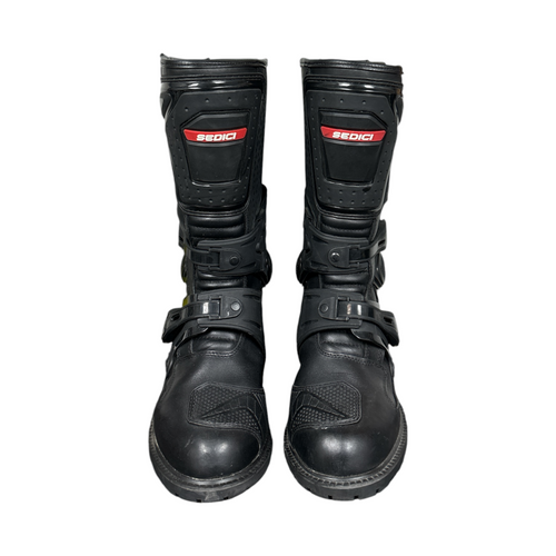 Vist Large View of Product Image Which is Used Sedici Mens Motocross Boots Black Senior 10