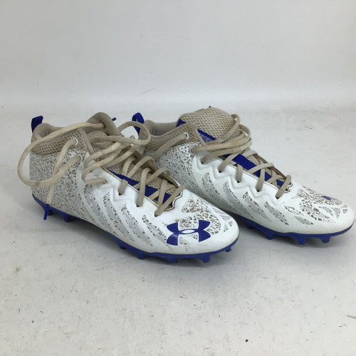 Vist Large View of Product Image Which is Used Under Armour SPOTLIGHT LOW SR 11.5 FB CLEAT Adult FB Cleats White Senior 11.5