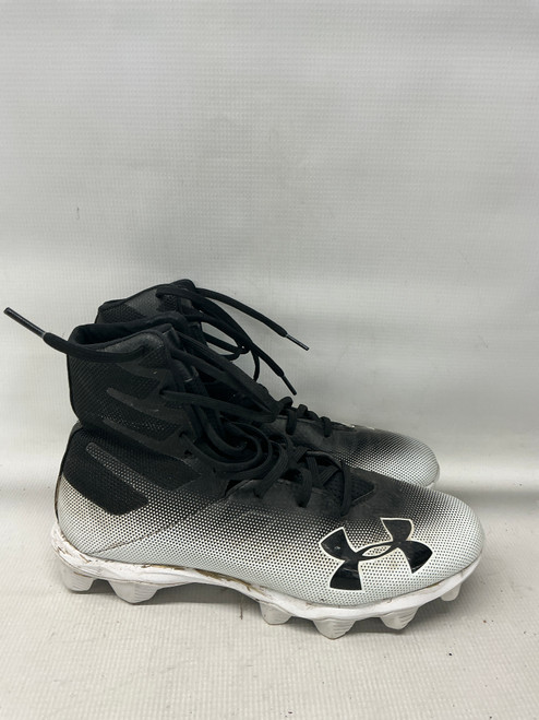 Vist Large View of Product Image Which is Used Under Armour Adult FB Cleats Black Senior 8.5