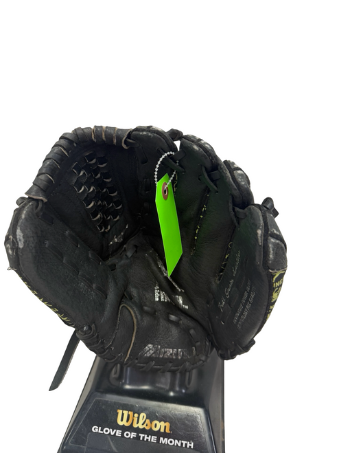 Vist Large View of Product Image Which is Used Mizuno FINCH GPP 1155B5 Leather Junior Fastpitch Softball Glove RH Throw Black 11 1/2"