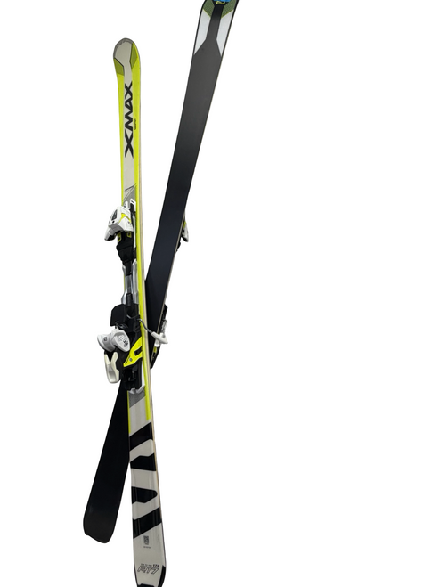Vist Large View of Product Image Which is Used Salomon XMAX X10 176 cm Snow Skis w/ Salomon XT12 Bindings - Like New