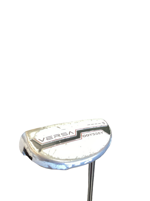 Vist Large View of Product Image Which is Used Odyssey VERSA 9 WHITE Mens Putter RH