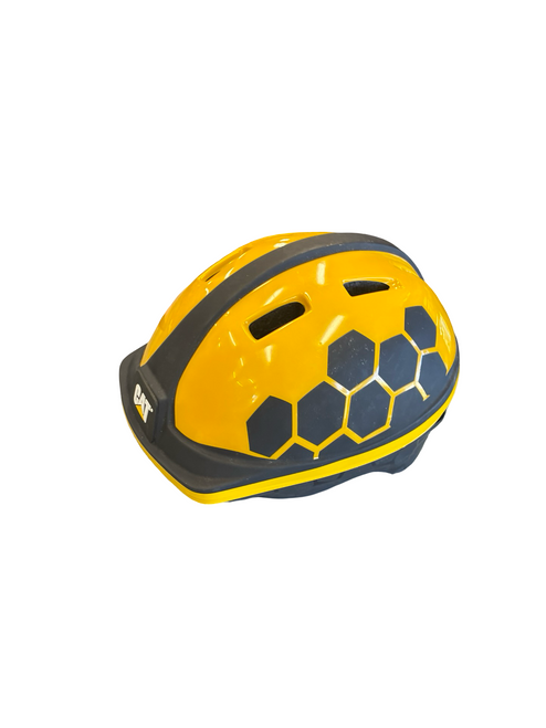 Vist Large View of Product Image Which is Used CAT HELMET Bike Helmet Yellow MD