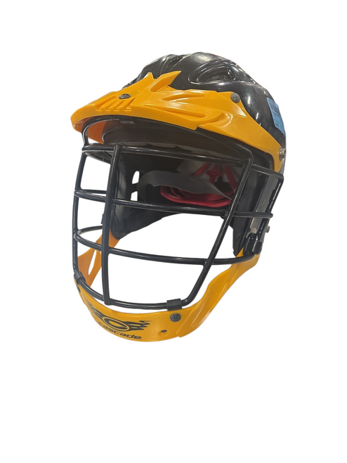 Vist Large View of Product Image Which is Used Cascade BLACK HELMET Lacrosse Helmet Black SM