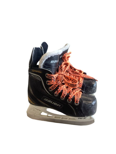 Vist Large View of Product Image Which is Used Bauer SUPREME Youth Hockey Skate Youth 10.0