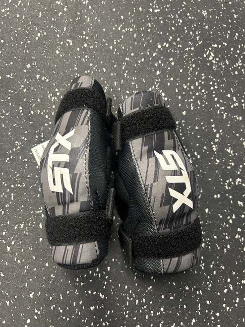 Vist Large View of Product Image Which is Used STX STALLION 75 Lacrosse Arm Pads/Guards Black XXS