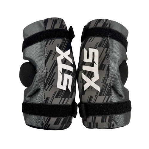 Vist Large View of Product Image Which is Used STX STALLION 75 Lacrosse Arm Pads Black SM