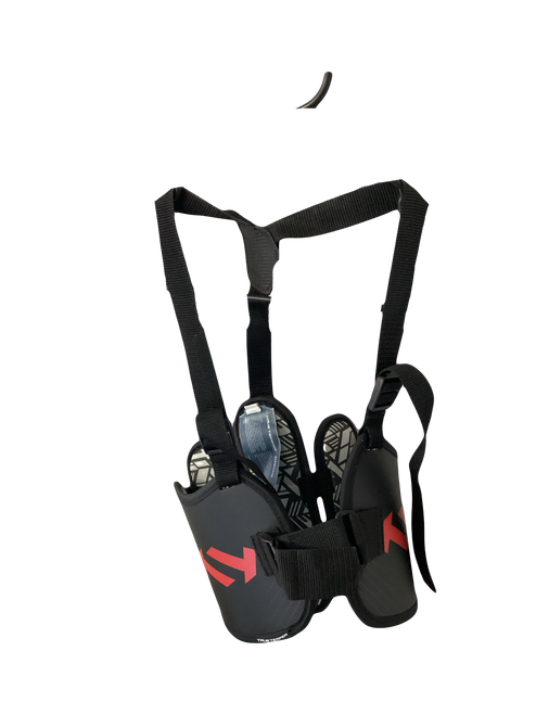 Vist Large View of Product Image Which is Used USED RIB PADS Lacrosse Rib Pads Black Junior