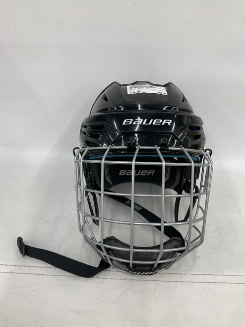 Vist Large View of Product Image Which is Used Bauer REKAT 55 Helmet Cage Combo Black SM