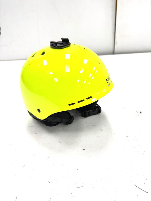 Vist Large View of Product Image Which is Used Smith Snowsport Helmet Youth Yellow MD
