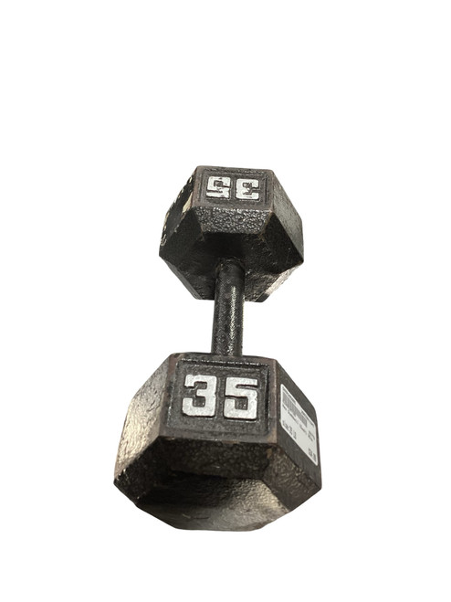Vist Large View of Product Image Which is Used Hex Dumbbell (Each) 35 lb
