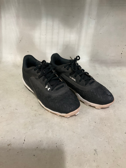 Vist Large View of Product Image Which is Used Under Armour 6 BB CLEATS BB/SB Cleats Black Senior 6