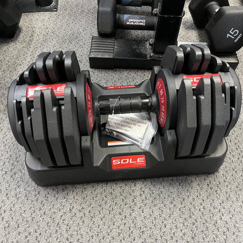 Vist Large View of Product Image Which is Used Sole Adjustable Dumbbell 5-80 LB