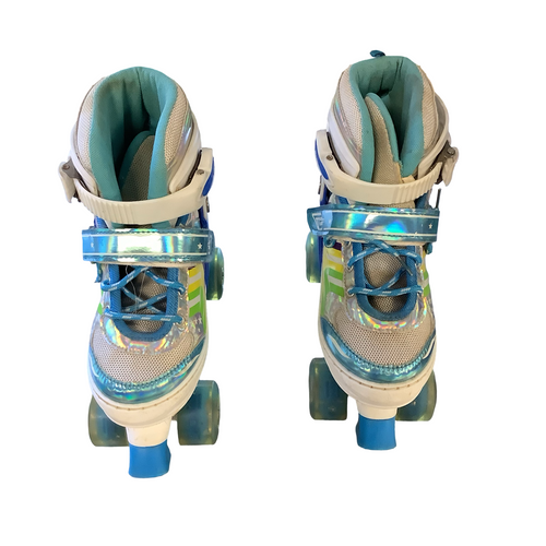 Vist Large View of Product Image Which is Used METRO ROLLER Senior Roller Quad Skates Teal Adjustable
