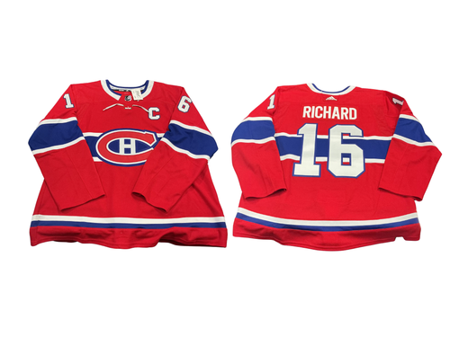 Vist Large View of Product Image Which is Used Montreal Canadiens Jersey