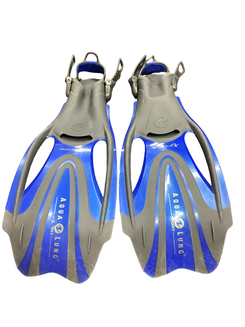Vist Large View of Product Image Which is Used Aqua Lung Underwater Fins Royal Blue L/XL