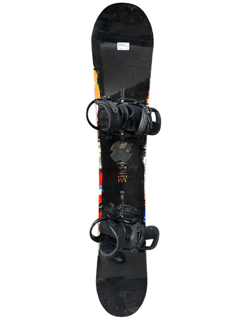 Vist Large View of Product Image Which is Used Burton VAPOR Mens Board/Bindings Black 163 cm