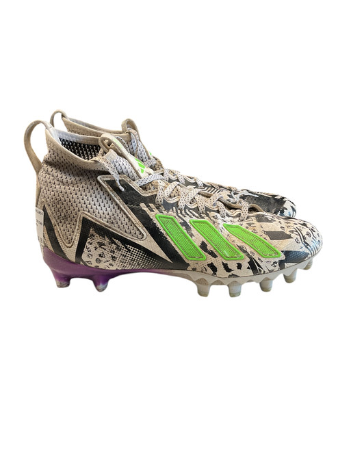 Vist Large View of Product Image Which is Used Adidas Adult FB Cleats White Senior 7