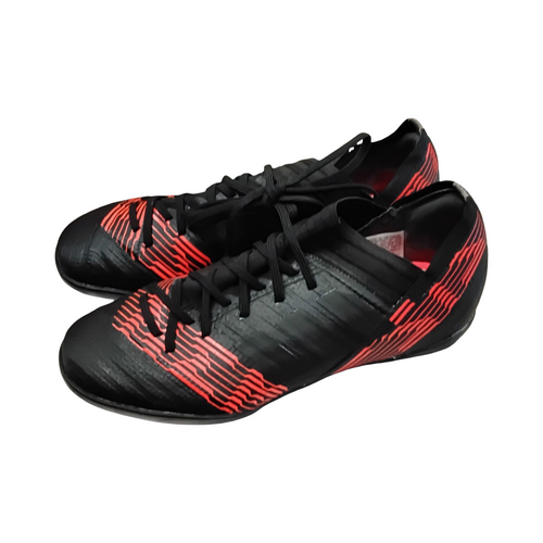 Vist Large View of Product Image Which is Used Adidas Soccer Turf Shoes Orange Junior 03.5