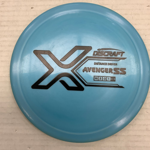 Vist Large View of Product Image Which is Used Discraft X AVENGER SS Disc Golf Driver Royal Blue 170g