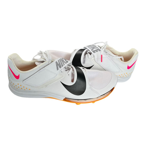 Vist Large View of Product Image Which is Used Nike Air Zoom LJ Elite Long Jump Spikes Adult White Senior 10.5