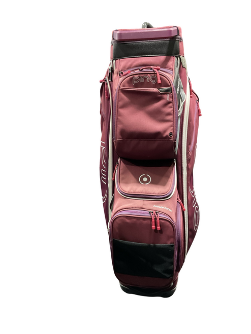 Vist Large View of Product Image Which is Used Ping MAROON CART BAG Womens Stand Bag Pink