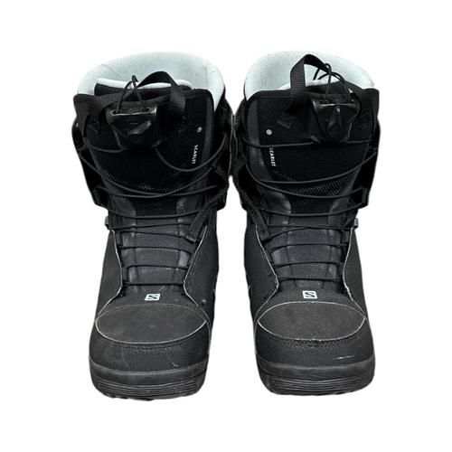 Vist Large View of Product Image Which is Used Salomon SCARLET Womens Snowboard Boots Black Senior 6.5