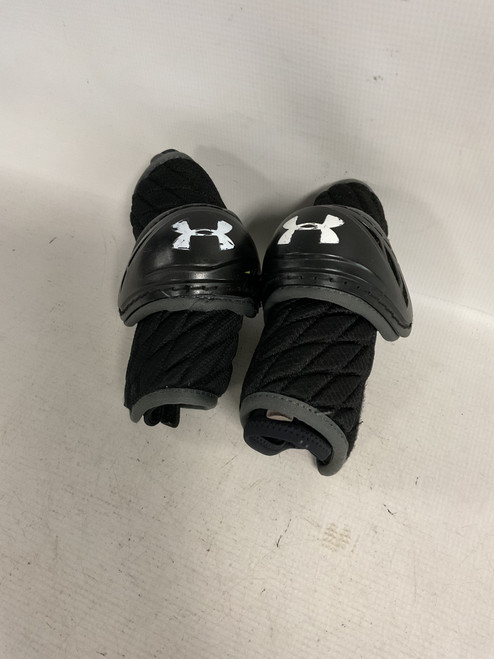 Vist Large View of Product Image Which is Used Under Armour VFT Lacrosse Arm Pads/Guards Black SM