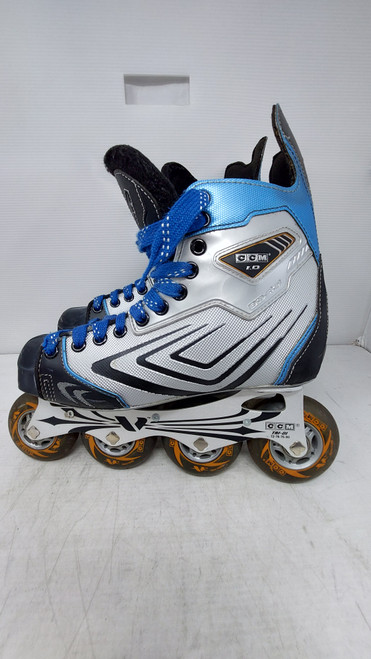 Vist Large View of Product Image Which is Used CCM VECTOR 1.0 Senior Rec Fitness Skates Silver Senior 6