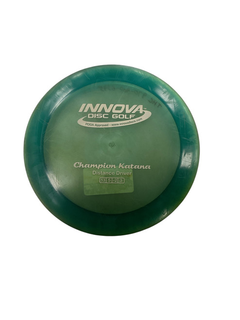 Vist Large View of Product Image Which is Used Innova CHAMPION KATANA Disc Golf Driver Teal