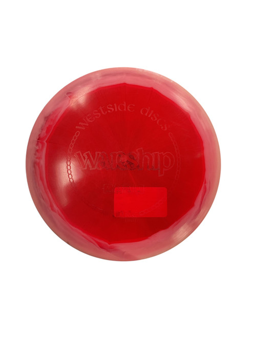 Vist Large View of Product Image Which is Used Westside WARSHIP Disc Golf Driver Red