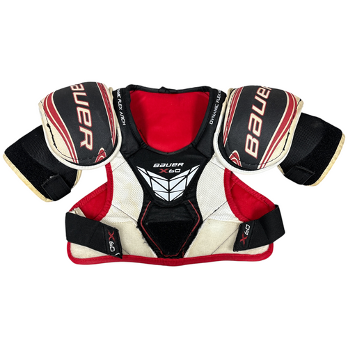 Vist Large View of Product Image Which is Used Bauer X60 Intermediate Hockey Shoulder Pads Medium