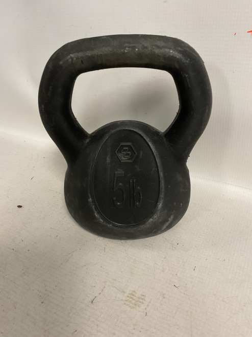 Vist Large View of Product Image Which is Used Kettle Dumbbell (Each) Black 5 lb