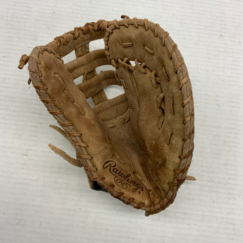 Vist Large View of Product Image Which is Used Rawlings SANDLOT BB/SB First Base RH Throw Brown 12"