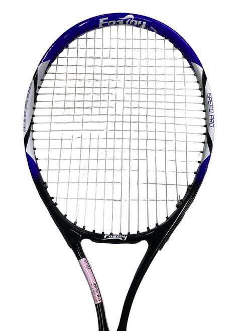 Vist Large View of Product Image Which is Used FOSTOY TENNIS RACKET Adult Tennis Racquet Navy Blue Unknown