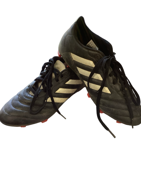 Vist Large View of Product Image Which is Used Adidas Soccer Cleats Black Senior 6.5