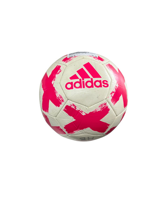 Vist Large View of Product Image Which is Used Adidas PINK SZ 3 All Size Soccer Ball White 3