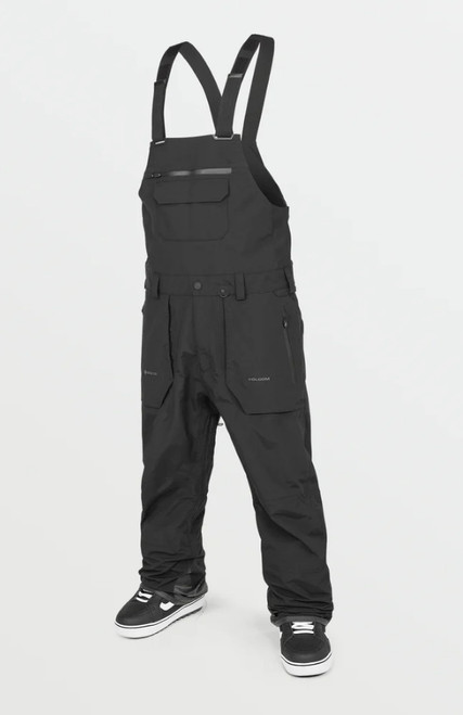 Vist Large View of Product Image Which is New VOLCOM 25 RAIN GORE-TEX BIB PANTS BLACK MD