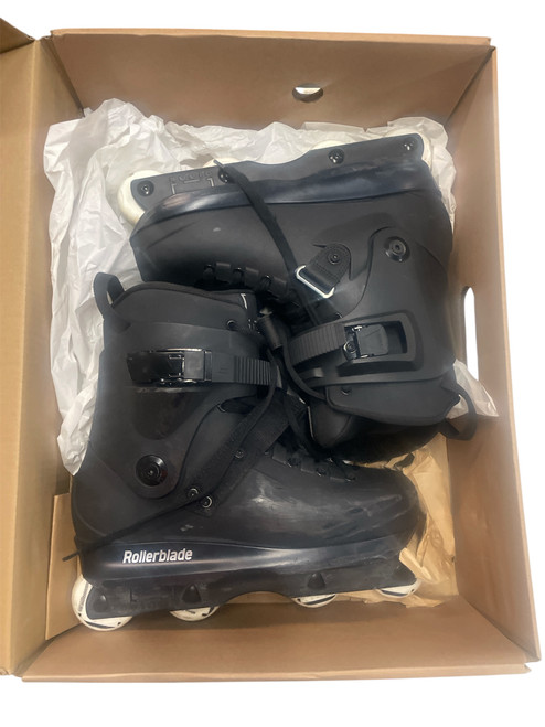 Vist Large View of Product Image Which is Used Rollerblade BLANK Roller Hockey Skates Black Senior 10