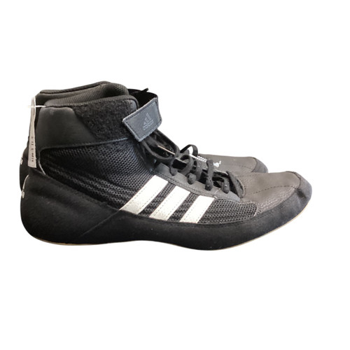 Vist Large View of Product Image Which is Used Adidas Wrestling Shoes Black Senior 11.5