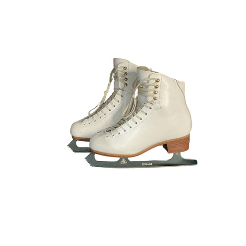 Vist Large View of Product Image Which is Used Jackson COMETITOR WomensFigure Skate White Senior 6