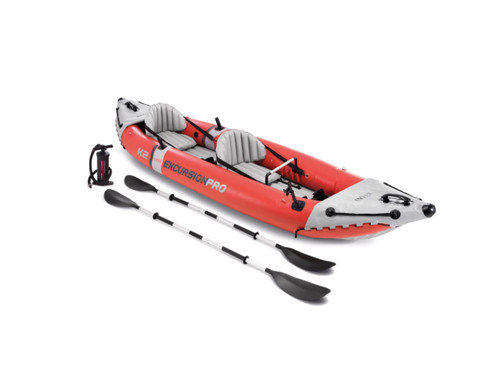 Vist Large View of Product Image Which is Used Intex EXCURSION PRO Kayak Navy Blue 10Ft