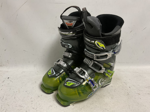 Vist Large View of Product Image Which is Used Nordica TRANSFIRE R2 Mens DH Ski Boot Dark Green 275 MP - M09.5 - W10.5