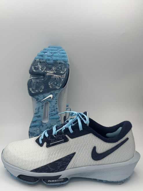 Vist Large View of Product Image Which is Used Nike Mens Golf Shoes Navy Blue Senior 9.5